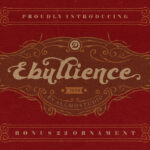 Ebullience Font Poster 3