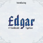 Edgar Font Poster 1