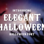 Elegant Halloween Font Poster 3