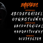 Empires Font Poster 9