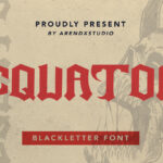 Equator Font Poster 1