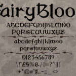 FairyBlood Font Poster 4