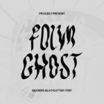 Folm Ghost Font Poster 3
