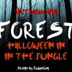 Forest Font Poster 3
