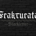 Frakturata Font Poster 3