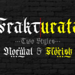 Frakturata Font Poster 5