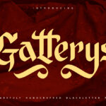 Gatterys Font Poster 3