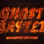 Ghost Battle Font Poster 1