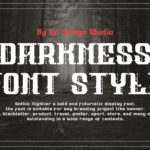 Gothic Mightier Font Poster 5