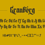 Granberg Font Poster 10