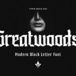 Greatwoods Font Poster 3