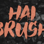 Hai Brush Font Poster 1