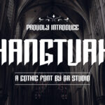 Hangtuak Font Poster 3