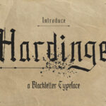 Hardinge Font Poster 3