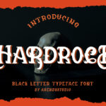 Hardrock Font Poster 3