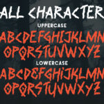 Heavy Stifle Font Poster 5