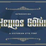 Hellios Gothic Font Poster 3