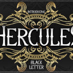 Hercules Font Poster 3