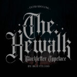 Hewalk Font Poster 1