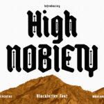 High Nobiety Font Poster 3