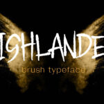 Highlander Font Poster 3