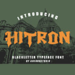 Hitron Font Poster 3