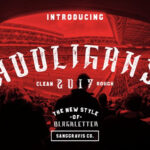 Hooligans Font Poster 1