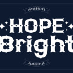 Hope Bright Font Poster 3