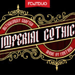 Imperial Gothic Font Poster 3