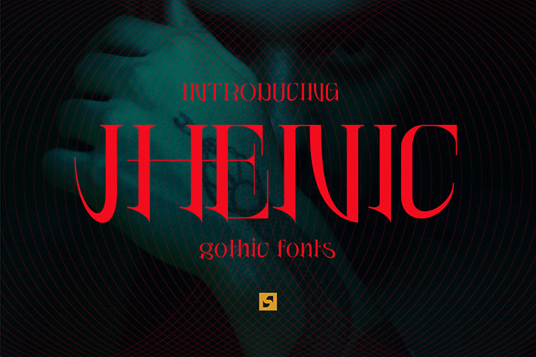 Jhenic Font Poster 1