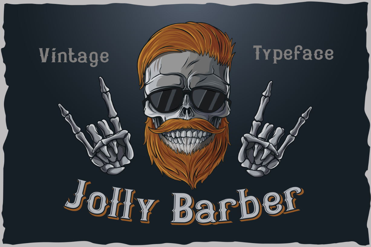 Jolly Barber Font Poster 1