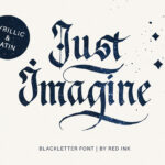 Just Imagine Font Poster 1