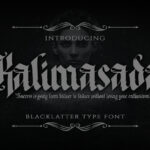 Kalimasada Font Poster 3