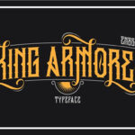 King Armored Font Poster 1