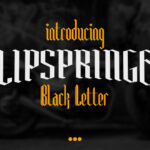 Klipspringer Font Poster 3