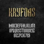 Kryfoas Font Poster 4