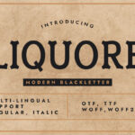 Liquore Font Poster 3