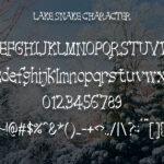 Lake Snake Font Poster 6