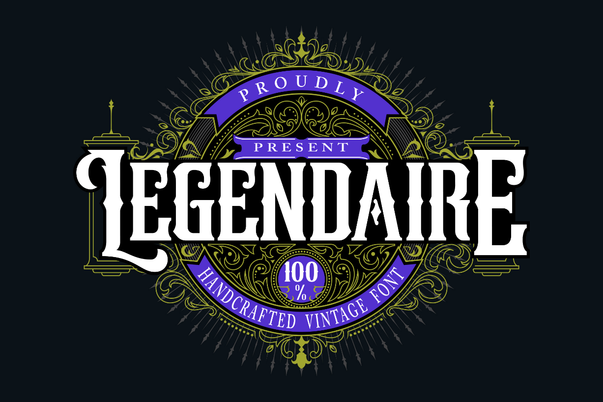 Legendarie Font Poster 1