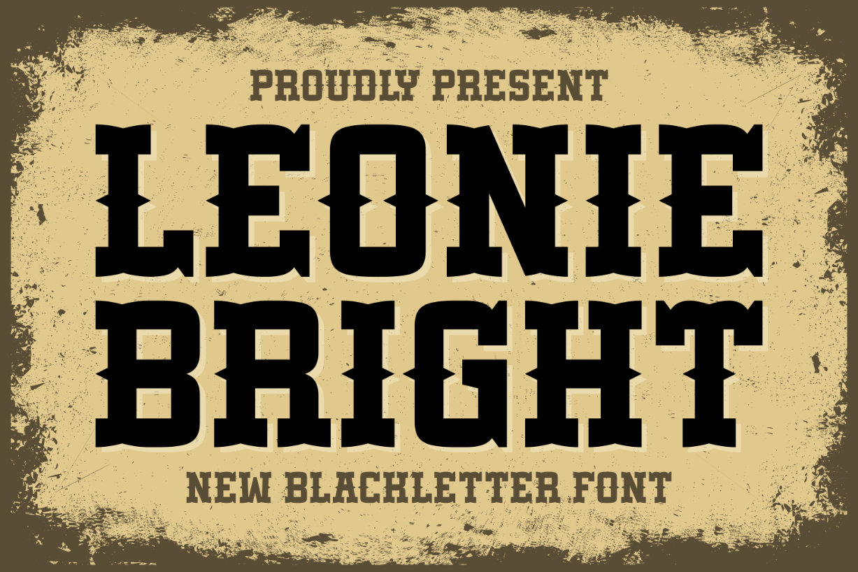 Leonie Bright Font Poster 1