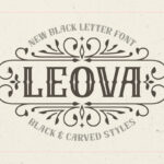 Leova Font Poster 1