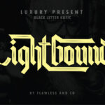 Lightbound Font Poster 3