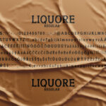 Liquore Font Poster 9