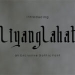 Liyanglahat Font Poster 1