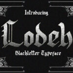 Lodeh Font Poster 1