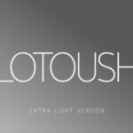 Lotoush Extra Light Font Poster 3