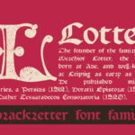 Lotter Font Poster 3