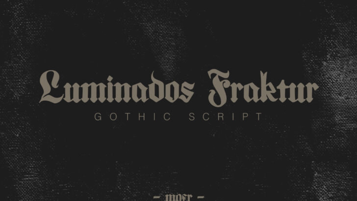 Luminados Fraktur Font - Font Canyon