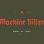 Machine Killer Font Poster 1