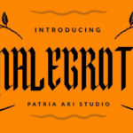 Malegroth Font Poster 3